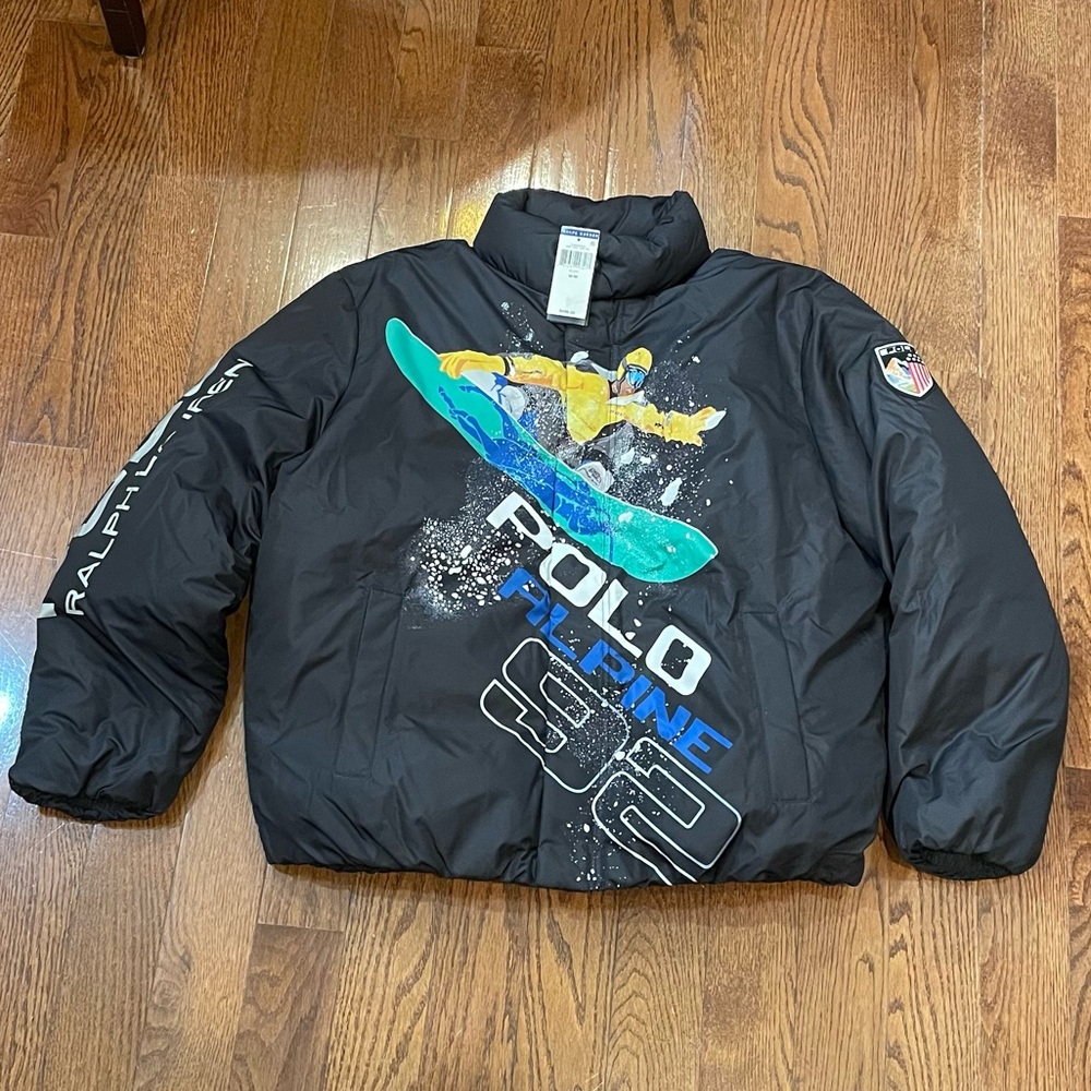 Polo Ralph Lauren 92 Suicide Ski Down Jacket Team Alpine Sport Puffer